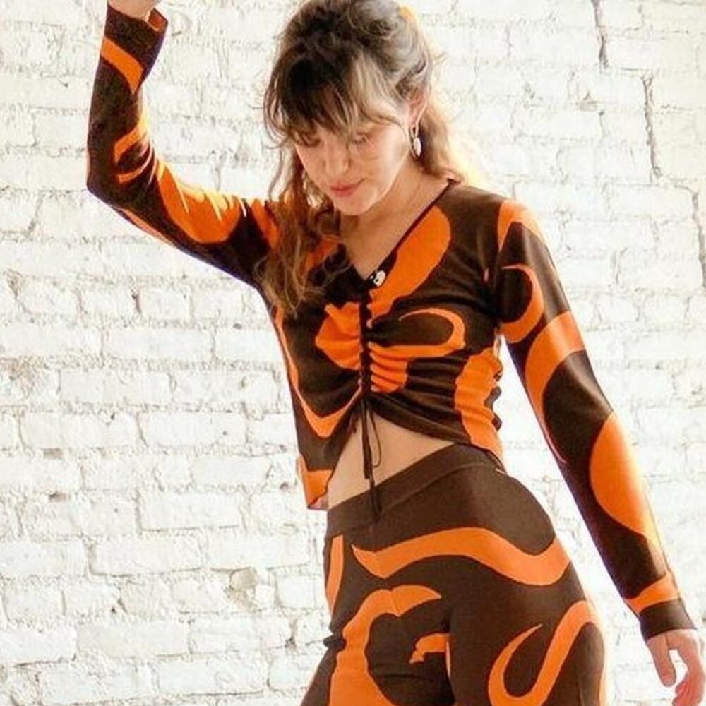 Paloma Wool Brown and Orange Top